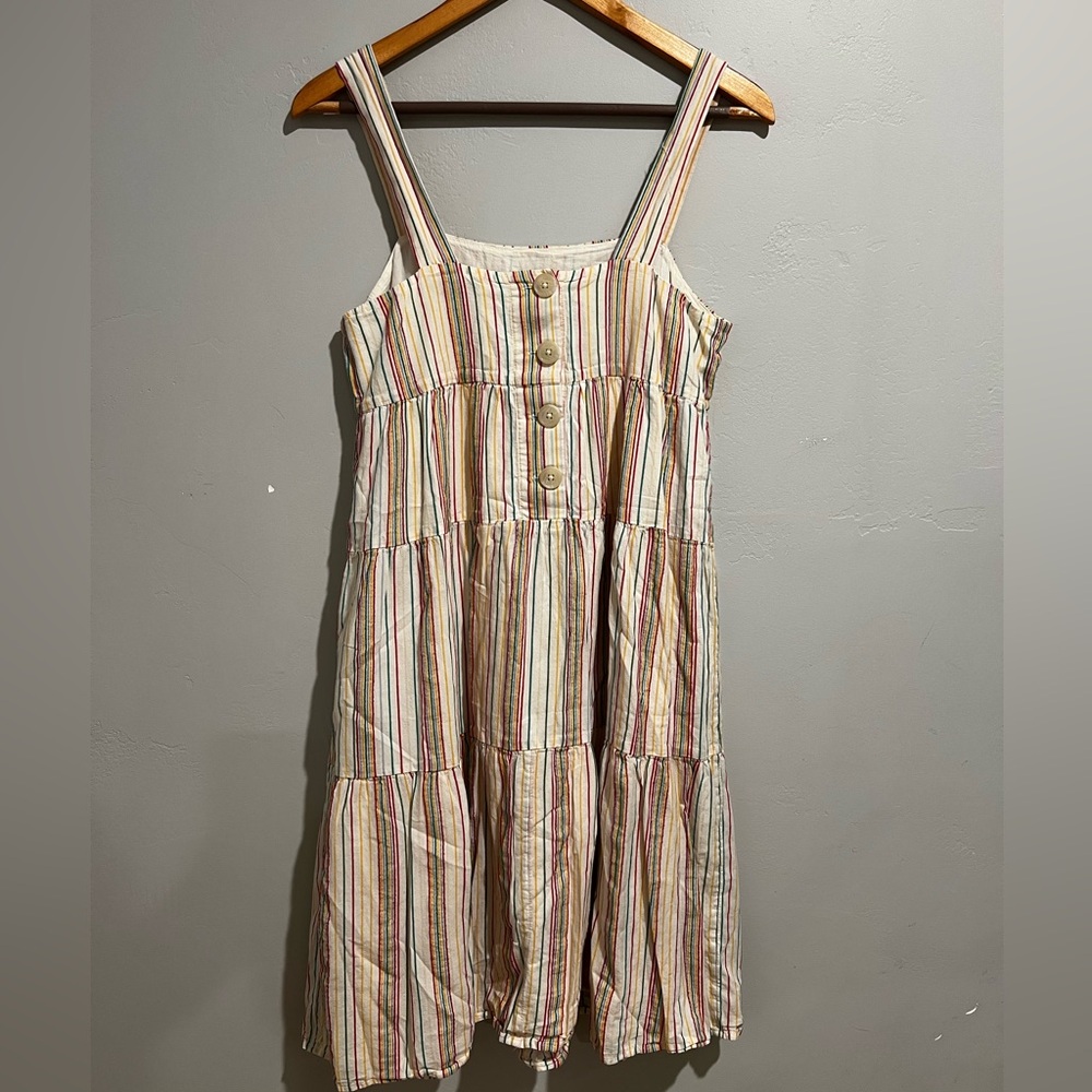 Madewell sleeveless striped cotton dress - Picture 2 of 6